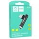 Перехідник DENMEN DU03 Type-C to 3.5mm Digital 3.5 Audio Converter Black - зображення 2