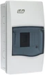 Розподільний щит IDE Oro внутрішній 1x4 модуля IP40 з шинами N та PE 228x120x97 мм (BM4PT/RR) - зображення 1