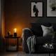 Настільна лампа IKEA MARKFROST / MOLNART з лампочкою чорний/різнокольоровий (294.945.34) - зображення 2