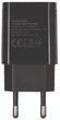 Сетевое зарядное устройство Florence 1USB 2A + Type-C Cable Black (FL-1020-KT) - изображение 1