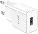 Сетевое зарядное устройство Usams US-CC060 Travel charger 1USB 2.1A White - изображение 1