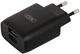 Зарядний пристрій XO L57 2.4A/2USB Lightning Cable Black - зображення 1