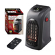 Портативний обігрівач з LCD дисплеєм, пульт ДУ 400 Вт HANDY HEATER Black тепловентилятор - зображення 1