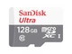 microSDXC (UHS-1) SanDisk Ultra 128Gb class 10 A1 (100Mb/s) (adapter SD) - изображение 1
