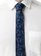 Галстук Pierre Cardin в синем цвете с принтом - размер one size(5540/9031/7149) - изображение 2