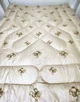 Одеяло Зимнее комфорт холлофайбер в микрофибре мягкое золото pure wool Полуторное 150х220см BW-1-00001 - изображение 2