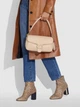 Кожаная женская сумка через плечо Coach Pillow Tabby Shoulder Bag Ivory айвори (CBPT2) - изображение 2