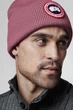 Зимняя мужская шапка Canada Goose ARCTIC DISC TOQUE Pink розовая (CGMH5) - изображение 1
