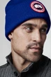 Зимняя мужская шапка Canada Goose ARCTIC DISC TOQUE PACIFIC BLUE синяя (CGMH8) - изображение 1