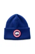 Зимняя мужская шапка Canada Goose ARCTIC DISC TOQUE PACIFIC BLUE синяя (CGMH8) - изображение 2