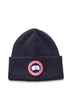 Зимняя мужская шапка Canada Goose ARCTIC DISC TOQUE NAVY темно-синяя (CGMH2) - изображение 2