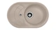 Кухонная мойка LONGRAN ECLIPSE ELG 780.500 песочная (38 Terra) + подарок доска разделочная - изображение 1