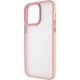 TPU+PC чехол Epik Metal Buttons для Apple iPhone 14 Pro (6.1") Розовый / Pink - изображение 3