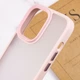 TPU+PC чехол Epik Metal Buttons для Apple iPhone 14 Pro (6.1") Розовый / Pink - изображение 5