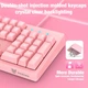 Комплект проводная игровая клавиатура и мышь ONIKUMA G25 CW905, розовый - изображение 7