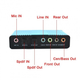 USB звуковая карта CM6206 внешняя 5.1 SPDIF аппаратная - изображение 3