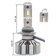 LED лампи Prime-X FOG 9005/9006 5000К 45 W - зображення 9