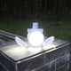 Аккумуляторная кемпинг лампа - фонарь на солнечной батарее и от USB светильник BL-2029 с индикатором заряда - изображение 4
