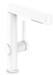 Смеситель для раковины с выдвижной лейкой Hansgrohe Finoris 76063700 белый матовый - изображение 1
