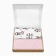 Набор пеленок Cosas ROSE PANDA Бязь 80x100 см 2 шт (4822052053157) - изображение 2
