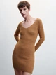 Платье-футболка короткое зимнее женское Mango KALEV 37039088-09 M (8445791368151) - изображение 1
