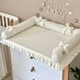 Пеленальный матрасик Baby Chic на детский комод с рюшем молочный, 5151718 - изображение 6