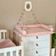 Пеленальный матрасик Baby Chic на детский комод с рюшем пудра, 5151719 - изображение 3