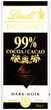 Шоколад темный Lindt Excellence Dark 99% горький 50 г (3046920028721) - изображение 1