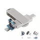 Флеш-накопитель XON FlashDrive MultiConnect 128GB (USB 3.0 + Type-C + MicroUSB) Silver - изображение 1