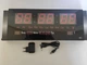 Настінний електронний LED годинник VST-3615 Red - изображение 5