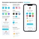 Синяя бесконтактная визитная карточка с чипом NFC Смарт Электронная цифровая пластиковая карта PassMent - изображение 4