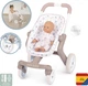 Wózek dla lalek Smoby Baby Nurse Wózek z kółkami skrętnymi Pudrowy róż (251218) - obraz 2