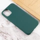 Силиконовый чехол Candy для Apple iPhone 14 Pro (6.1") Зеленый / Forest green Без бренда - изображение 4