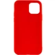 Силиконовый чехол Candy для Apple iPhone 14 (6.1") Красный Без бренда - изображение 2