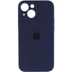 Чохол Silicone Case Full Camera Protective (AA) для Apple iPhone 13 (6.1") Темно-синій / Midnight blue Без бренду - зображення 4