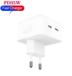 Сетевое зарядное устройство 35W Compact Power Adapter Dual 2 USB-C блок питания (Type-C) для Apple iPhone/iPad - изображение 1
