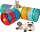 Тунель для котів CTLANG Cat Tunnel шарудить з трьома виходами 80х30х25 см - зображення 1