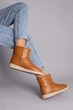 Женские зимние угги ShoesBand Рыжие натуральные кожаные на среднюю/широковатую стопу внутри цигейка 36 (23,5 см) (S39021-6з) - изображение 4