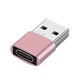 Перехідник адаптер Type-C на USB 3.0/3.1 (type A - type C) Rose - зображення 1