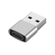 Перехідник адаптер Type-C на USB 3.0/3.1 (type A - type C) Grey - зображення 1