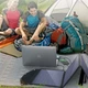 Портативна сонячна панель для УМБ CHOETECH 100W (193x37 см) 1x100W, 1xUSB QC3.0 18W, 1xUSB-C PD3.0 45W, 1xUSB-A 12W (SC009) - зображення 8
