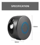Проектор звездного неба LED Galaxy Projector, ночник для детей и взрослых, с пультом, серый - изображение 6