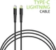 Кабель синхронізації Intaleo CBFLEXTL1 Type-C to Lightning 1.2 м 18 Вт Чорний (1283126542459) - зображення 1