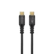 Кабель Promate PowerBolt240-1M USB Type-C to USB Type-C 240W PD 1 м Black (powerbolt240-1m.black) - зображення 1