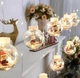 Гирлянда занавес штора Xmas Шары с наполнением Дед Мороз гирлянда новогодний декор 3 м 10 шаров теплая - изображение 1
