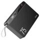 Зовнішній акумулятор повербанк Power Bank HOCO J94 75000mAh | 3USB/1Type-C, PD/QC, 3A/22.5W | black із швидкою зарядкою - зображення 1