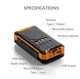 УМБ SolarTank-20000 mAh сонячні панелі 6 шт бездротова зарядка магнітний 4 кабелі ліхтар водонепроникний - зображення 10