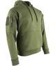 Кофта худі військова тактична KOMBAT UK чоловіча з липучками під шеврони Tactical Hoodie оливковий M TR_kb-th-olgr-m - зображення 1