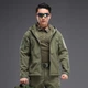Тактическая куртка Pave Hawk PLY-6 Green (5XL) военная осенне-зимняя с капюшоном на затяжках taktical - изображение 4