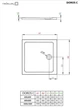 Душевой поддон RADAWAY Doros C 100x100 SDRC1010-01 - изображение 2